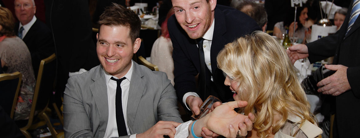 North East Magician with Michael Bublé